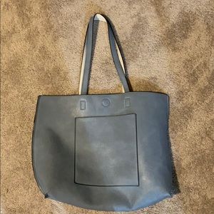 Light blue tote bag